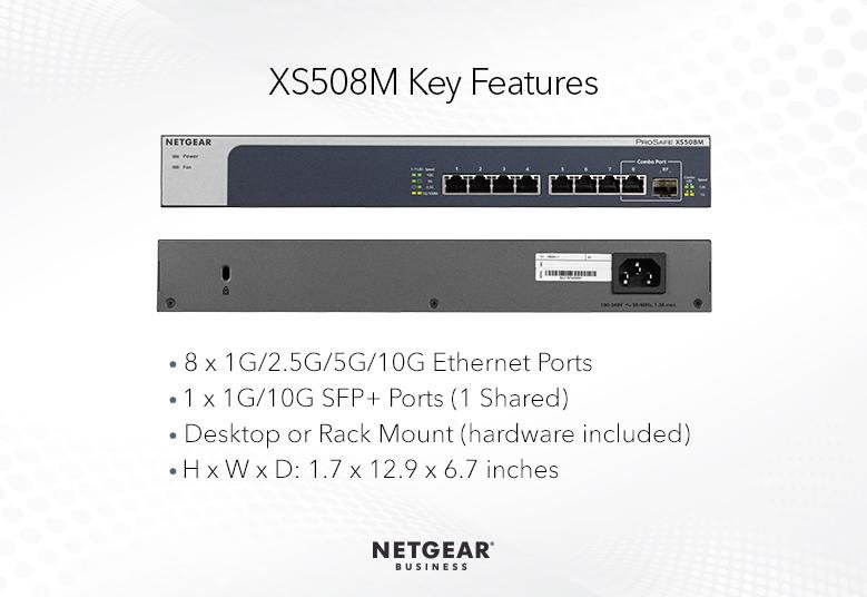 NETGEAR 8-port, 5-speed Unmanaged Switch 10-Gigabit/Multi-Gigabit image 8